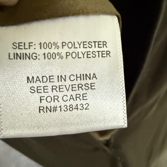 Modcloth‎ Chiffon Olive Green Pink Short Sleeve Jumpsuit Size Medium - Picture 14 of 15